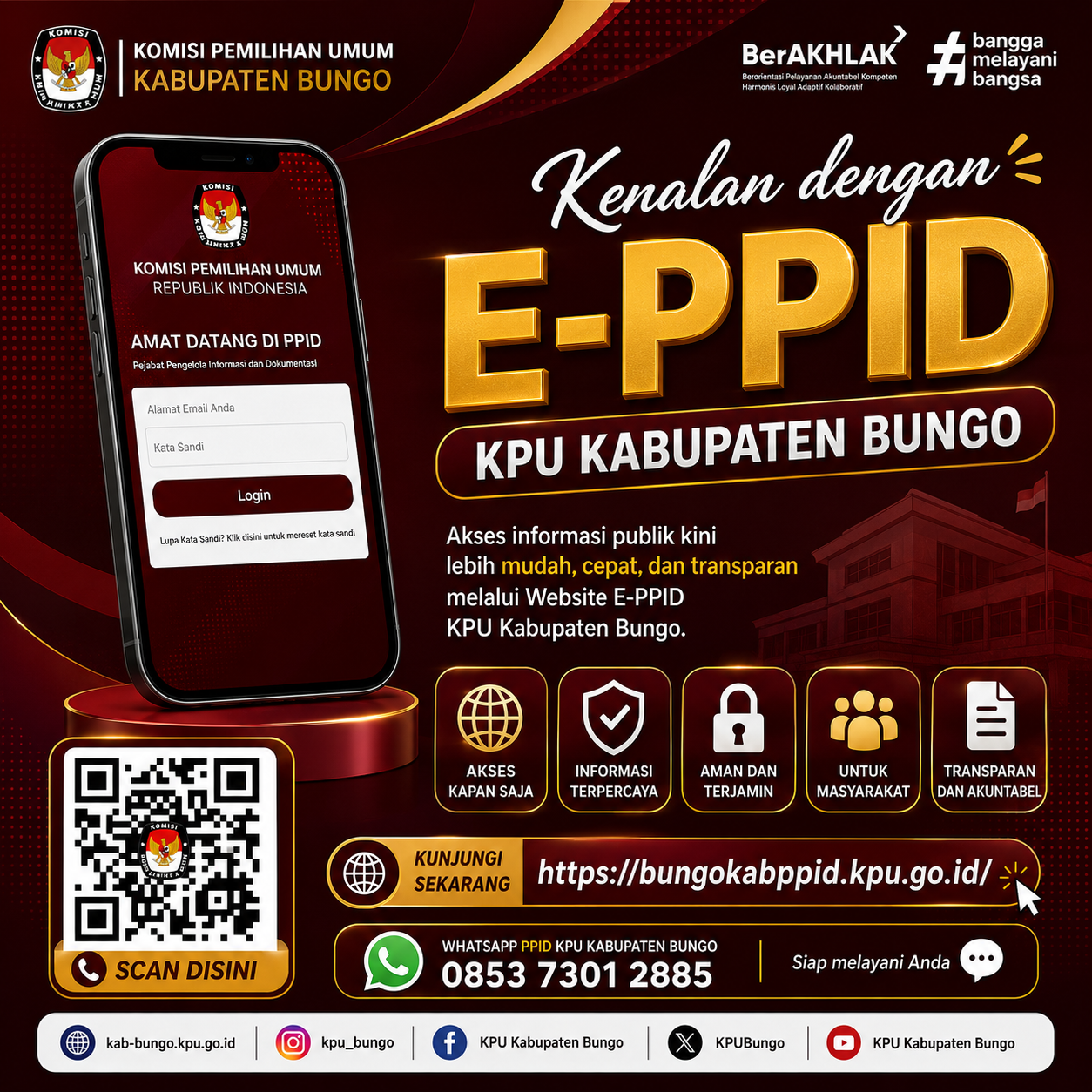 Yuk  Kenalan dengan PPID KPU kabupaten Bungo